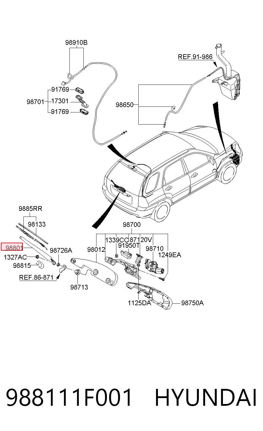 988111F001 Hyundai/Kia