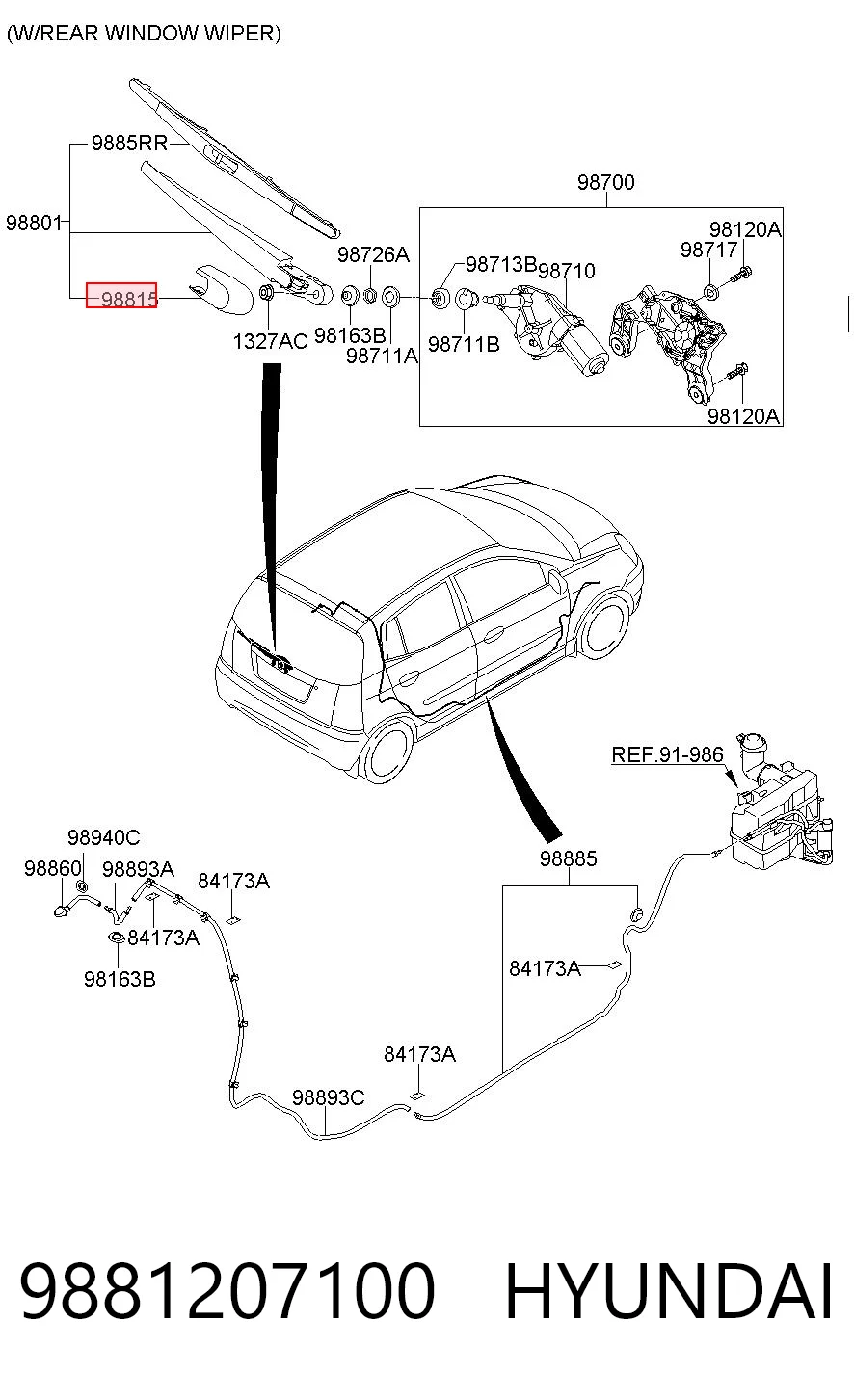 9881207100 Hyundai/Kia