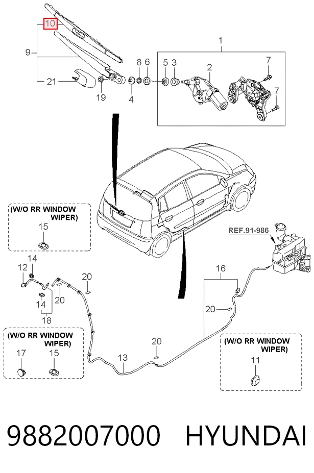 9882007000 Hyundai/Kia