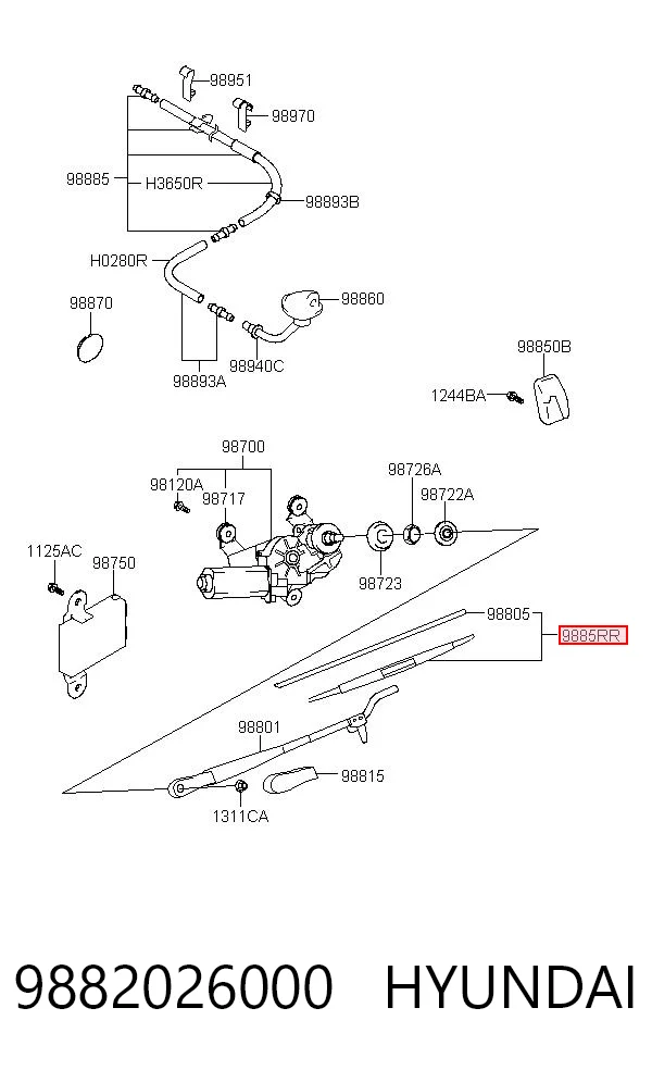 9882026000 Hyundai/Kia