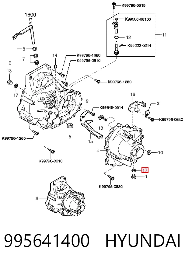  Junta del tapón del cárter de aceite Audi TT 