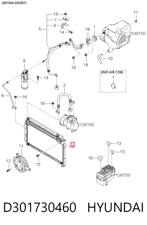 Comprar Condensador aire acondicionado KIA Rio I DC