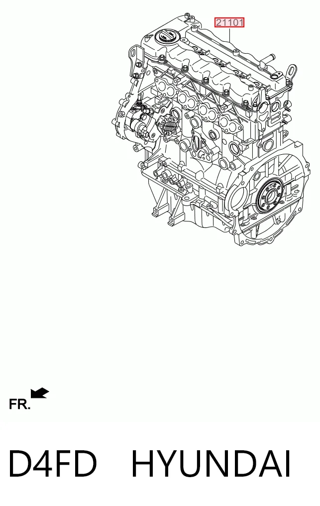 D4FD Hyundai/Kia Motor completo