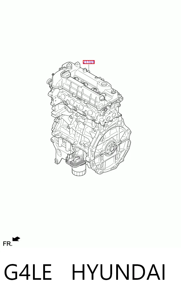 G4LE Hyundai/Kia Motor completo