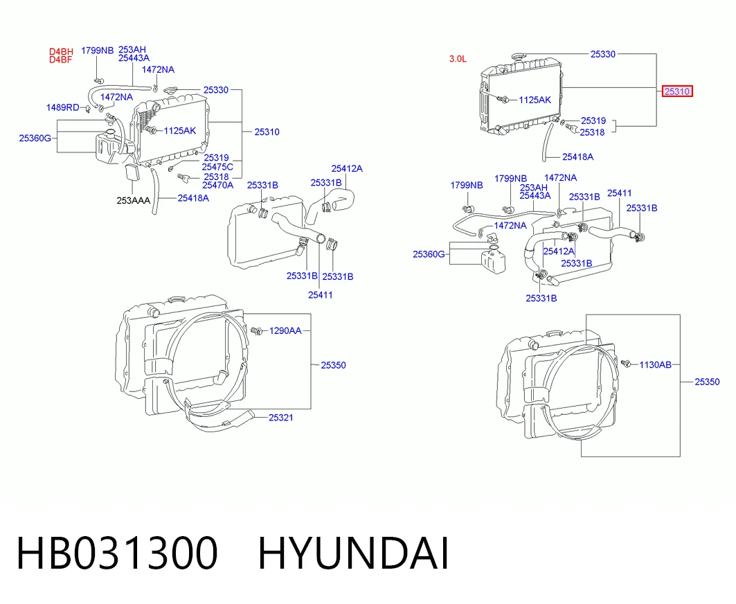 HB031300 Hyundai/Kia