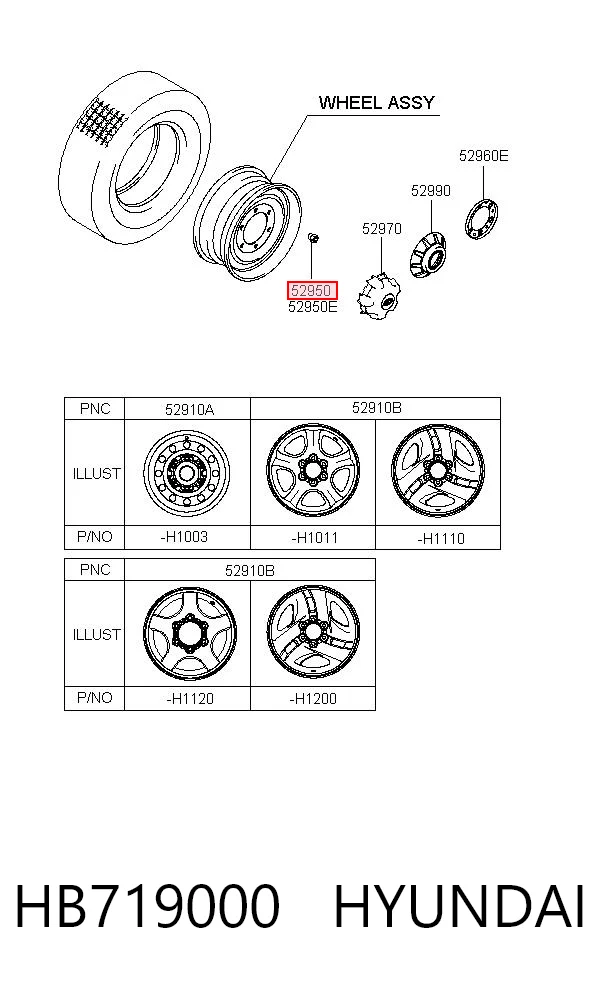 HB719000 Hyundai/Kia