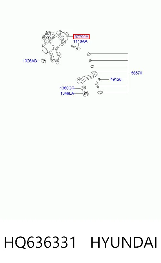 Cremallera de dirección Hyundai Galloper  desde 115,71 €