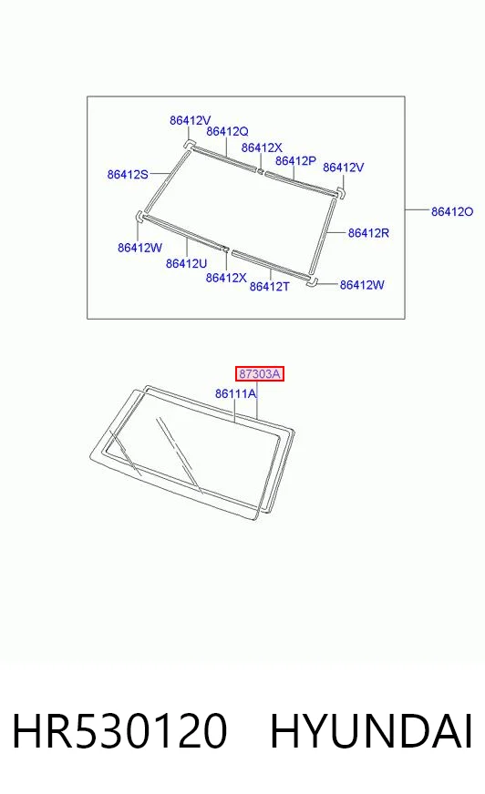 Comprar Junta del parabrisas Hyundai Galloper JK a bajo precio