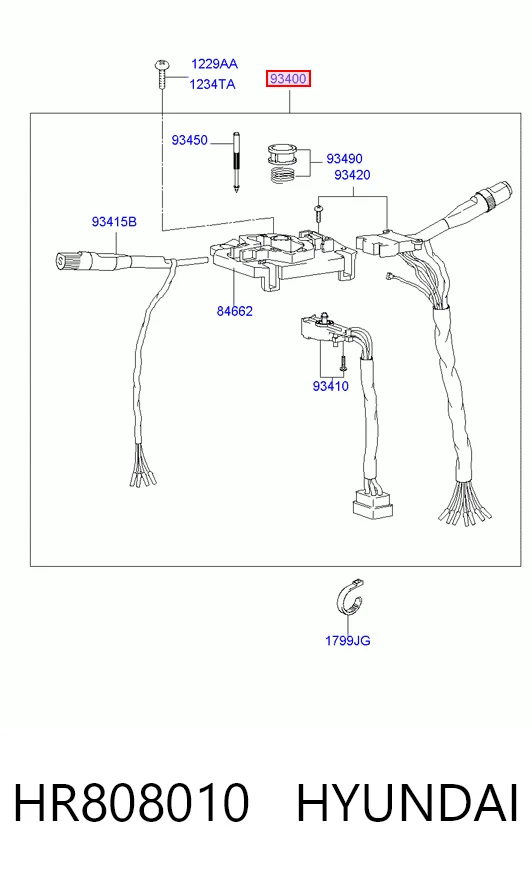 Mando bajo volante para Hyundai Galloper  JK