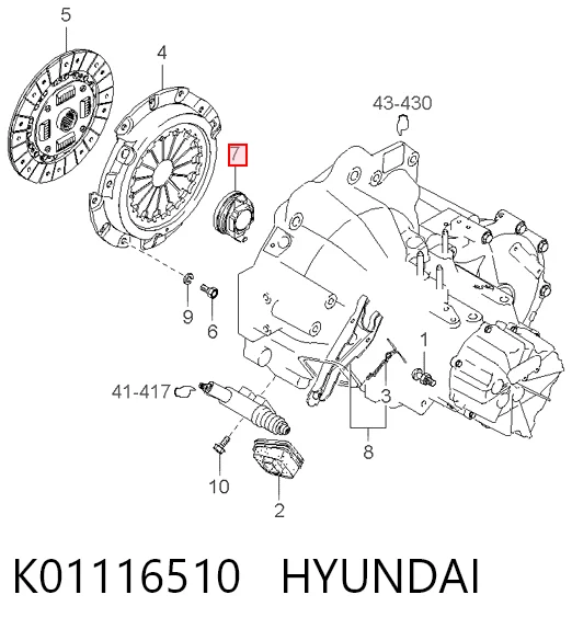 K01116510 Hyundai/Kia