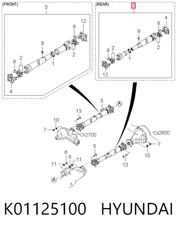 K01125100 Hyundai/Kia