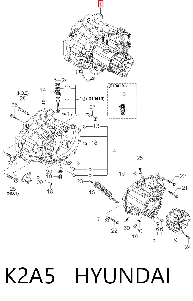 K2A5 Hyundai/Kia Transimisión manual