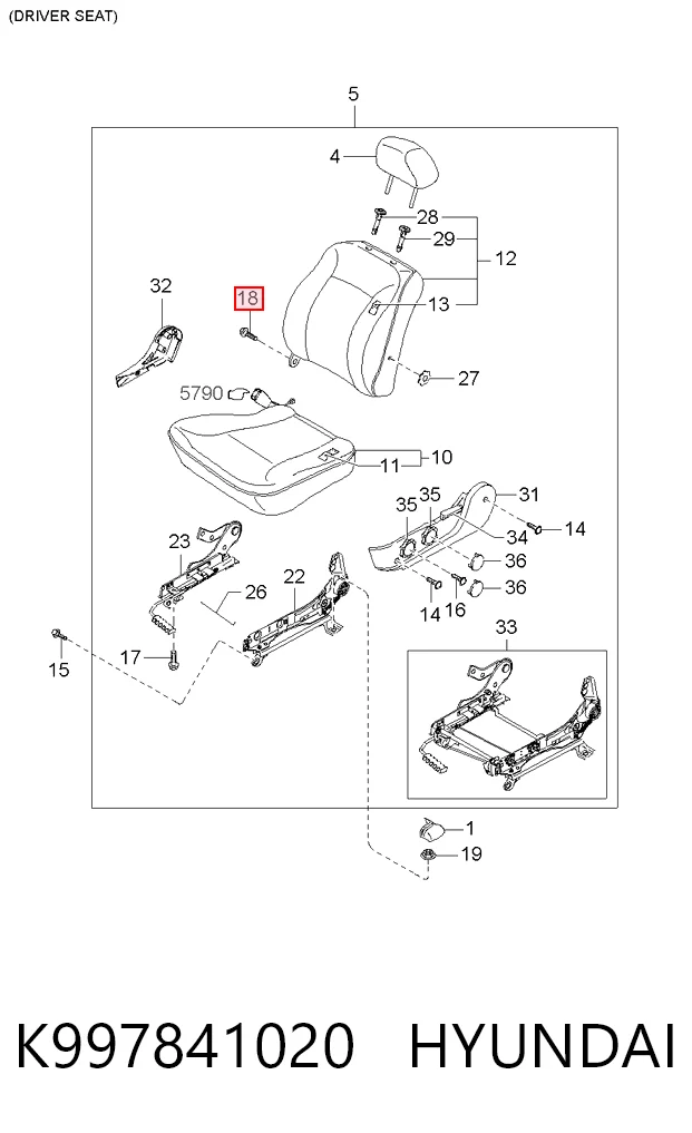 K997841020 Hyundai/Kia