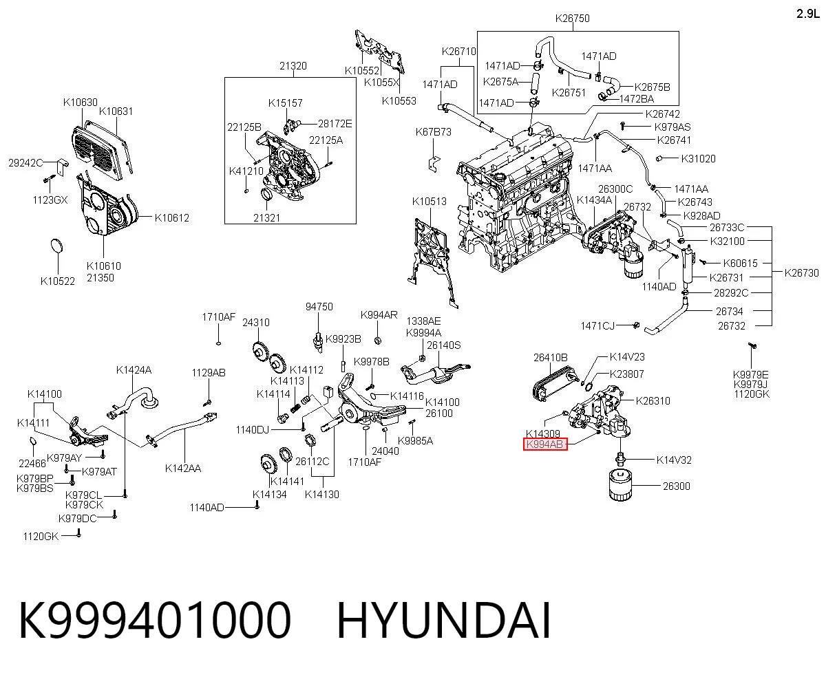 K999401000 Hyundai/Kia