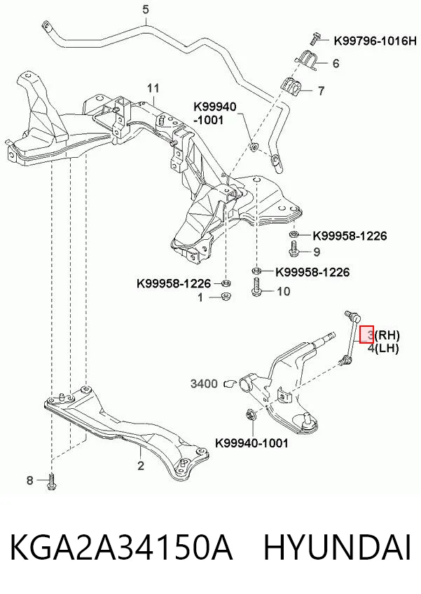 KGA2A34150A Hyundai/Kia
