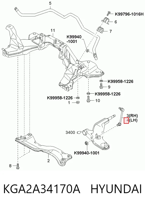KGA2A34170A Hyundai/Kia