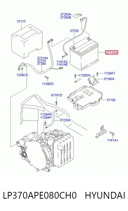 LP370APE080CH0 Hyundai/Kia
