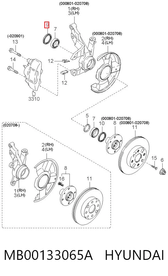 MB00133065A Hyundai/Kia