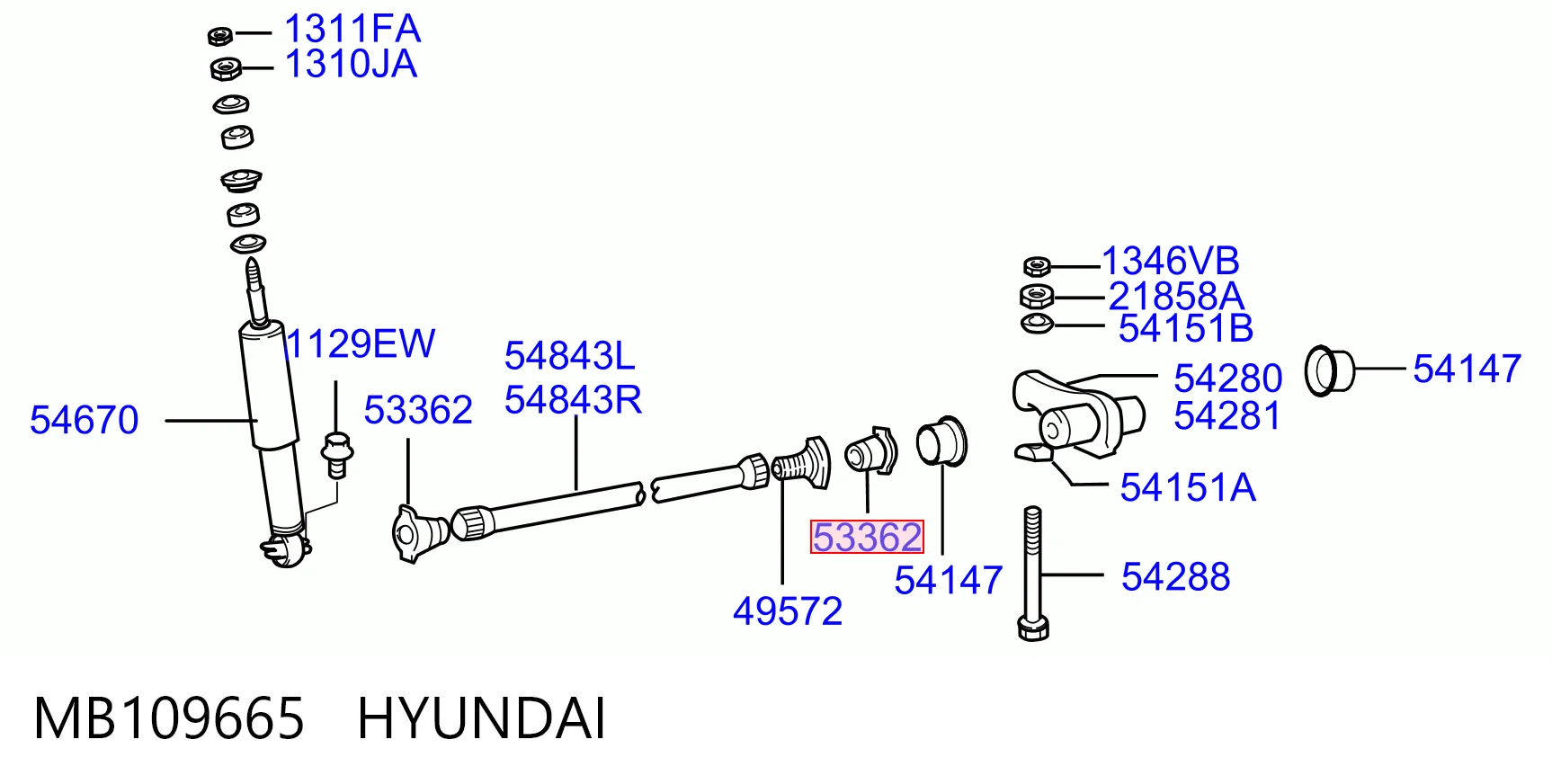 MB109665 Hyundai/Kia
