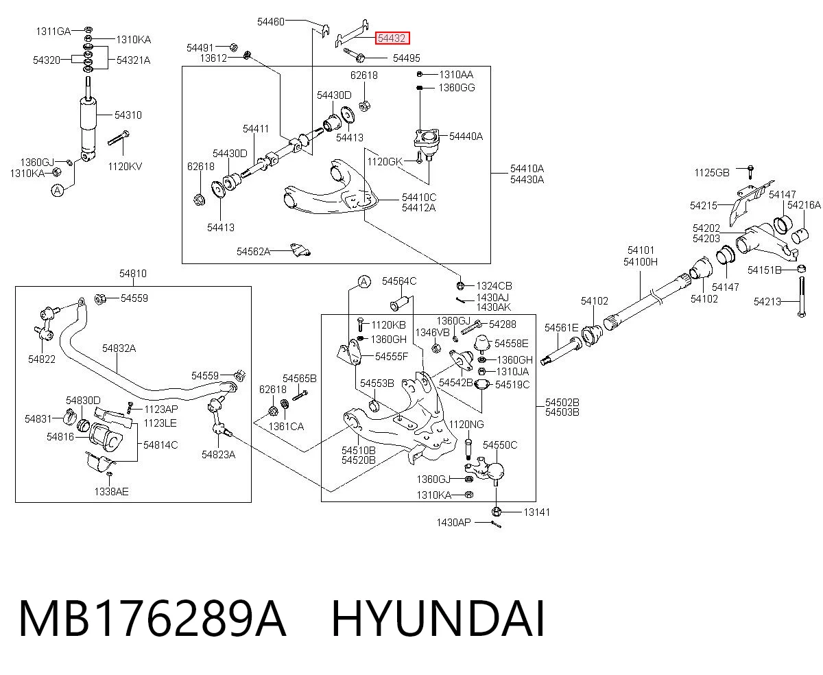 MB176289A Hyundai/Kia
