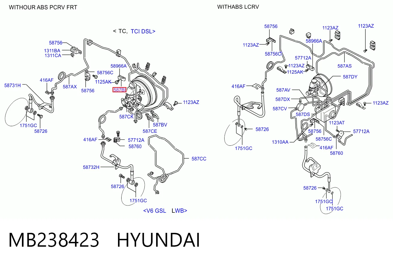 MB238423 Hyundai/Kia