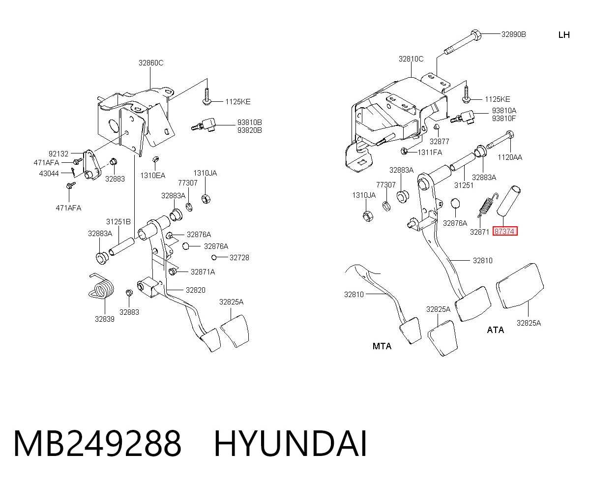 MB249288 Hyundai/Kia