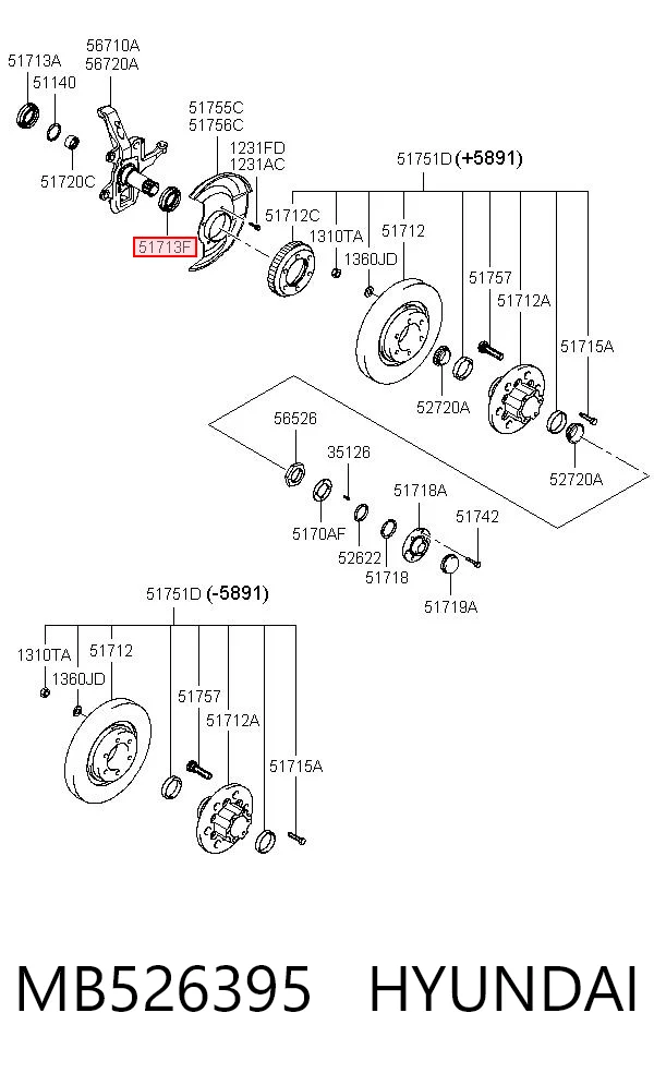 MB526395 Hyundai/Kia