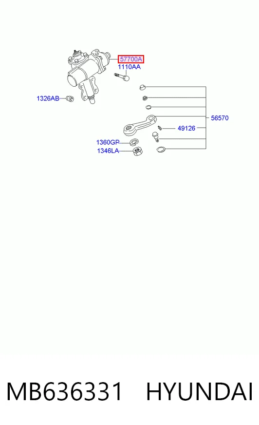 Comprar Caja de dirección Hyundai Galloper  JK