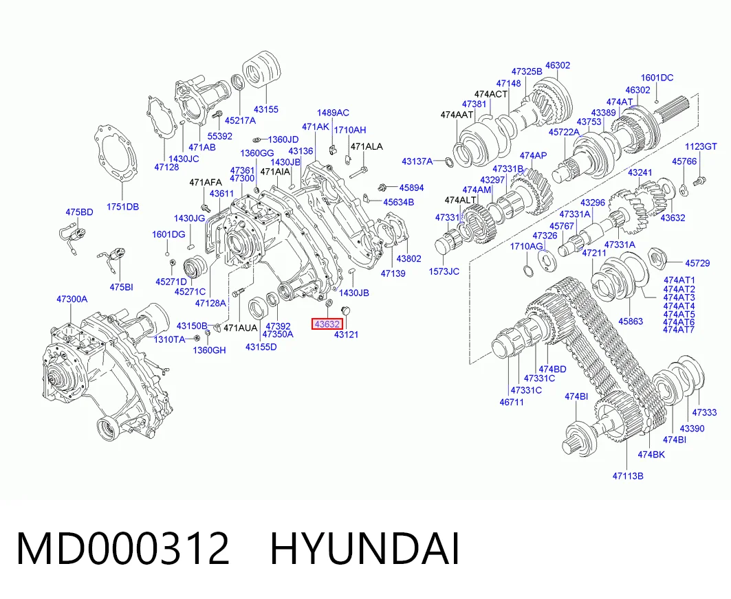 Comprar MB001294 Chrysler Junta del tapón de drenaje del diferencial