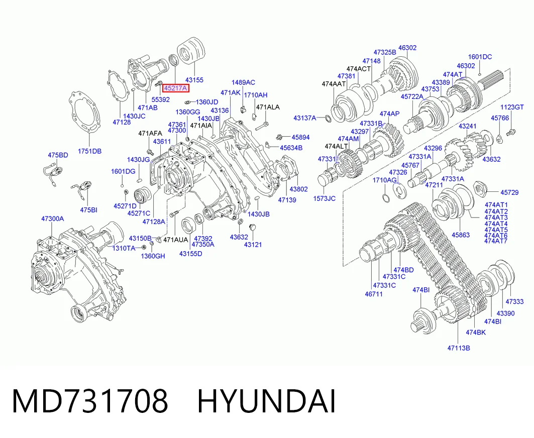 MD731708 Hyundai/Kia