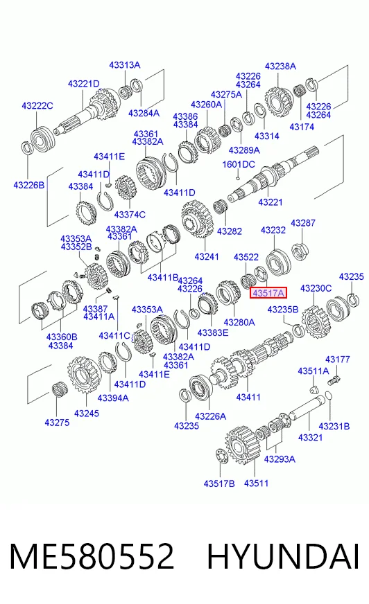 ME580552 Hyundai/Kia