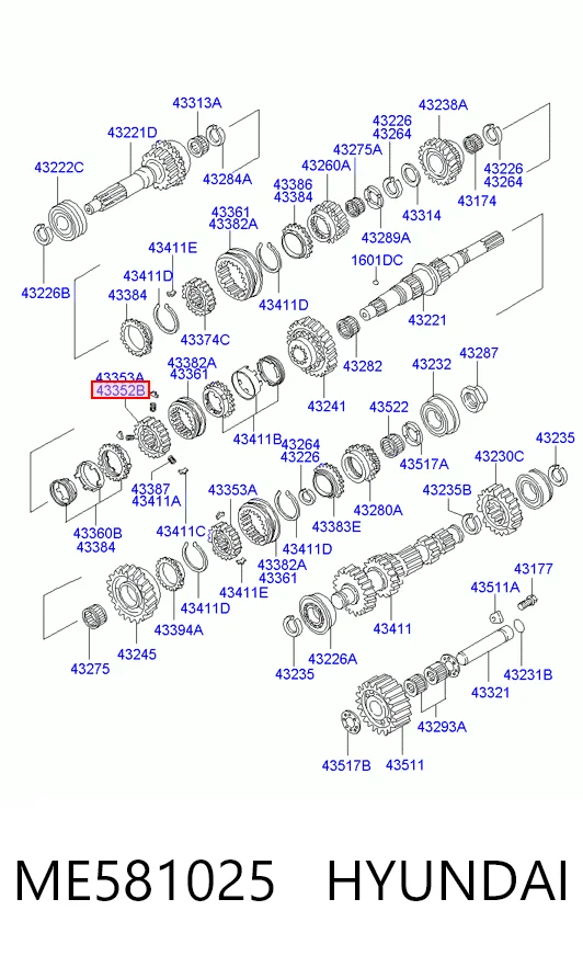ME581025 Hyundai/Kia