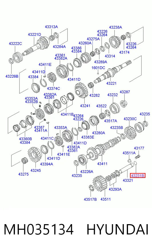 MH035134 Hyundai/Kia