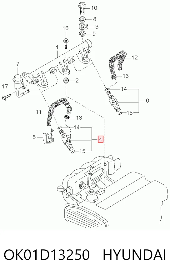  Inyector KIA Sportage 1