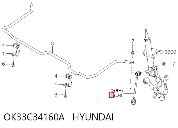 OK33C34160A Hyundai/Kia