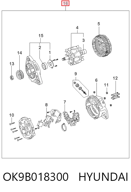 Alternador del motor KIA Carens I monovolumen (FC) (1998 - 2002) precio, desde 88,57 EUR
