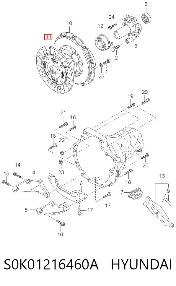 S0K01216460A Hyundai/Kia