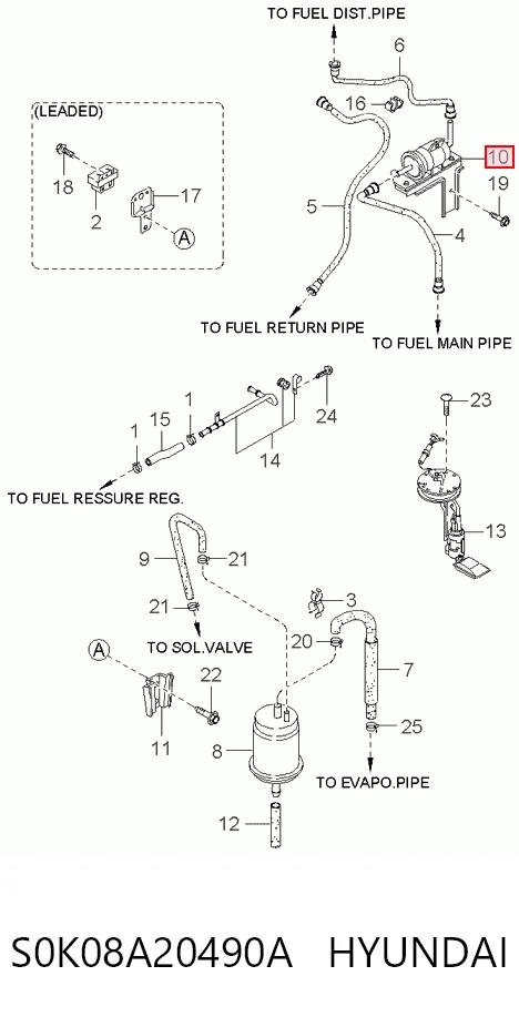 S0K08A20490A Hyundai/Kia