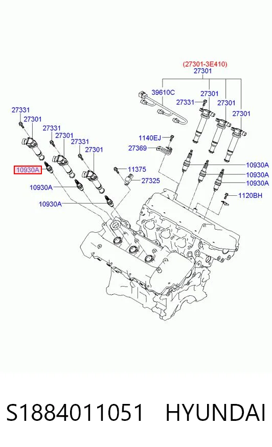 S1884011051 Hyundai/Kia
