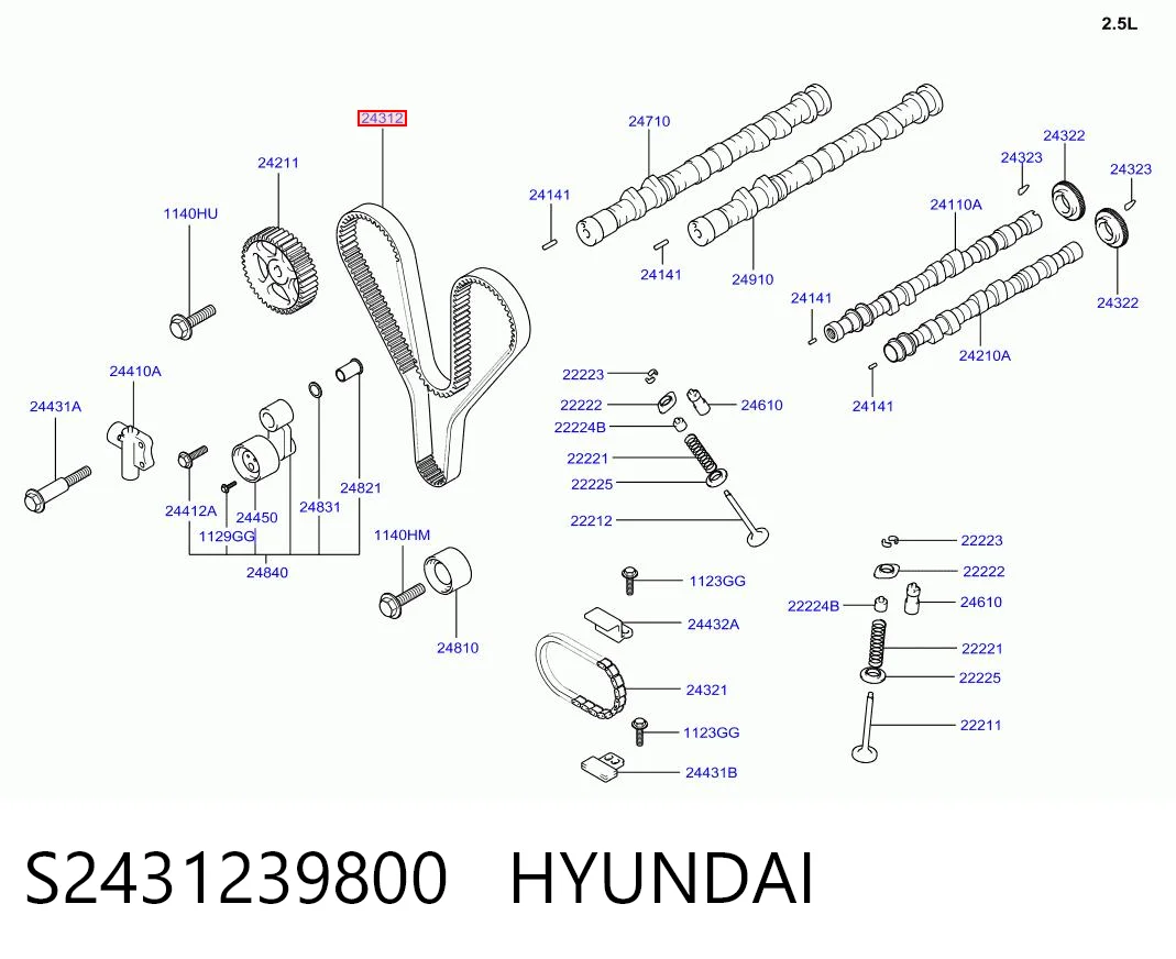 S2431239800 Hyundai/Kia