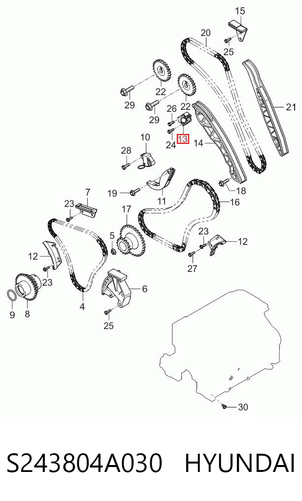 S243804A030 Hyundai/Kia
