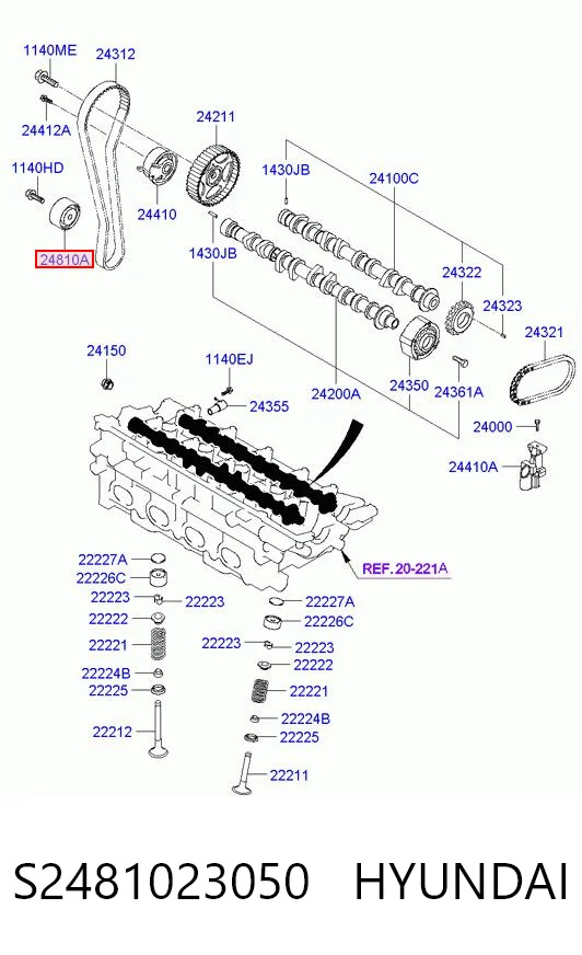 S2481023050 Hyundai/Kia