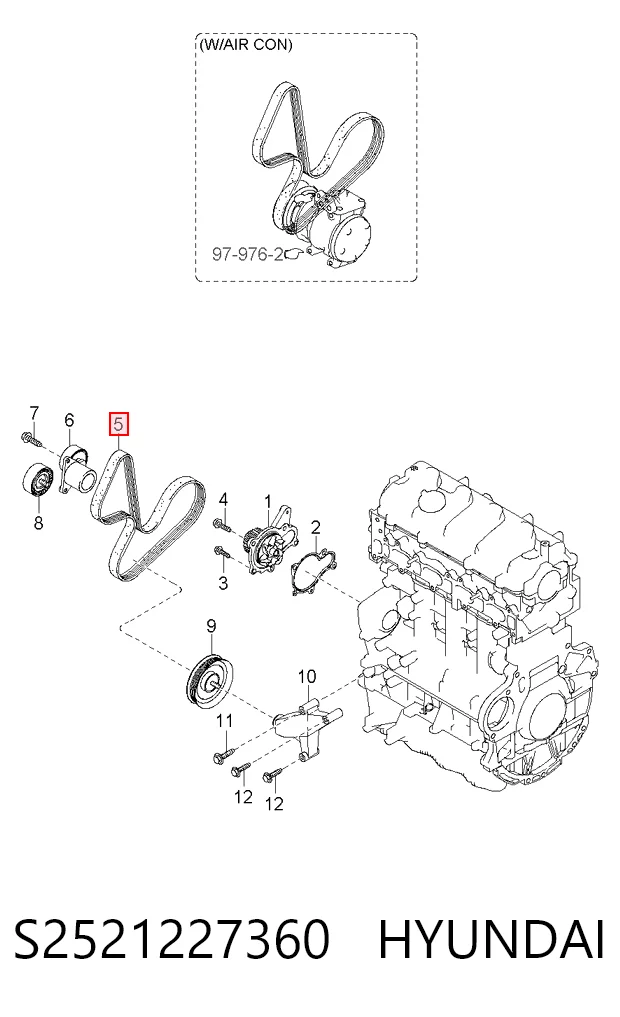 S2521227360 Hyundai/Kia