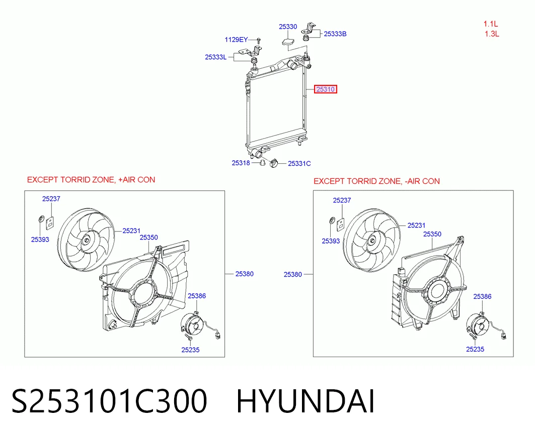 S253101C300 Hyundai/Kia
