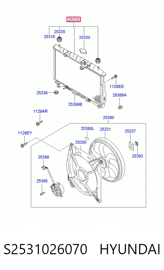 S2531026070 Hyundai/Kia