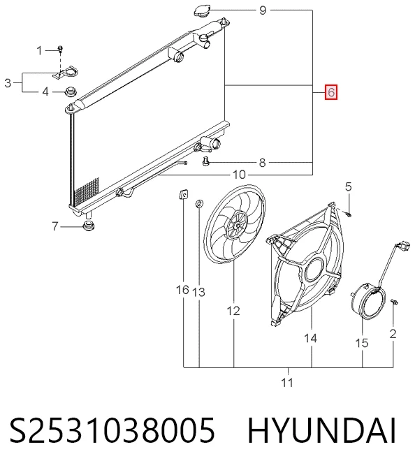 S2531038005 Hyundai/Kia
