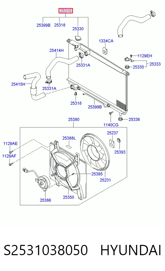 S2531038050 Hyundai/Kia