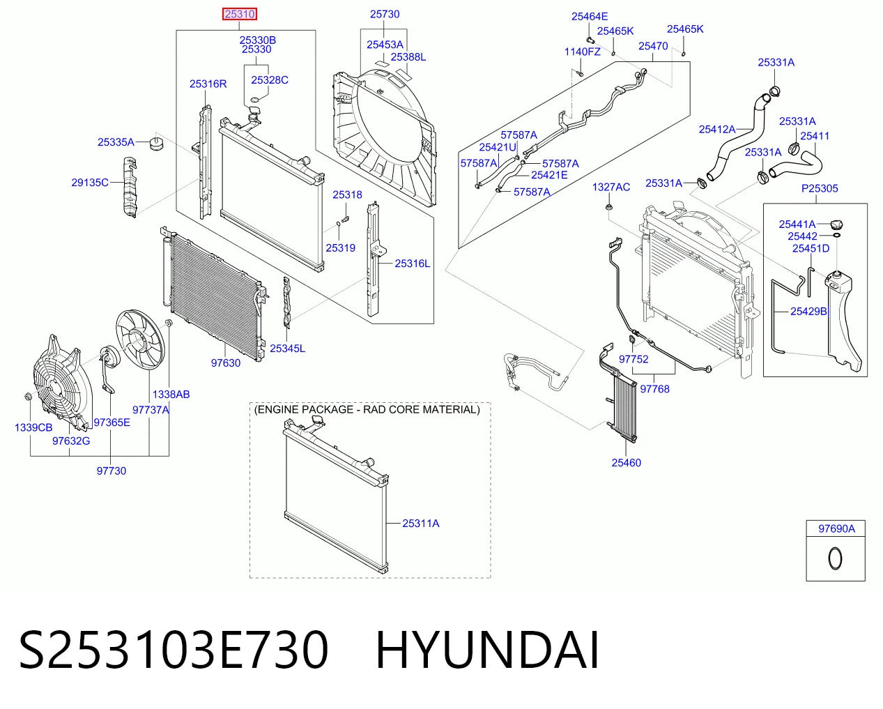 S253103E730 Hyundai/Kia