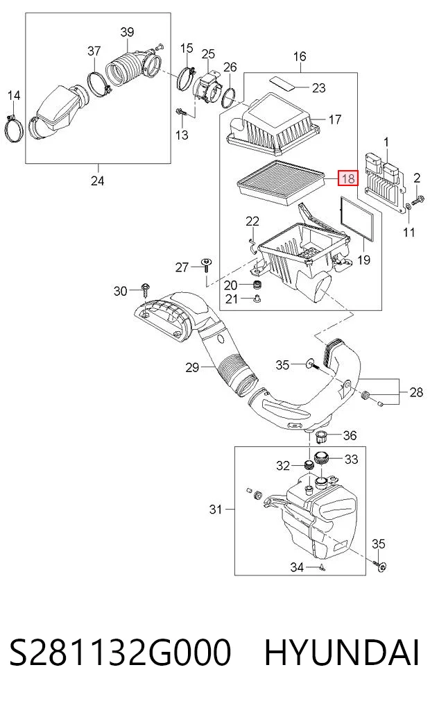 S281132G000 Hyundai/Kia