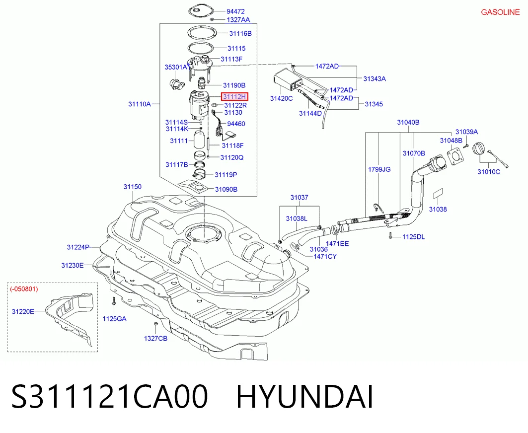 S311121CA00 Hyundai/Kia